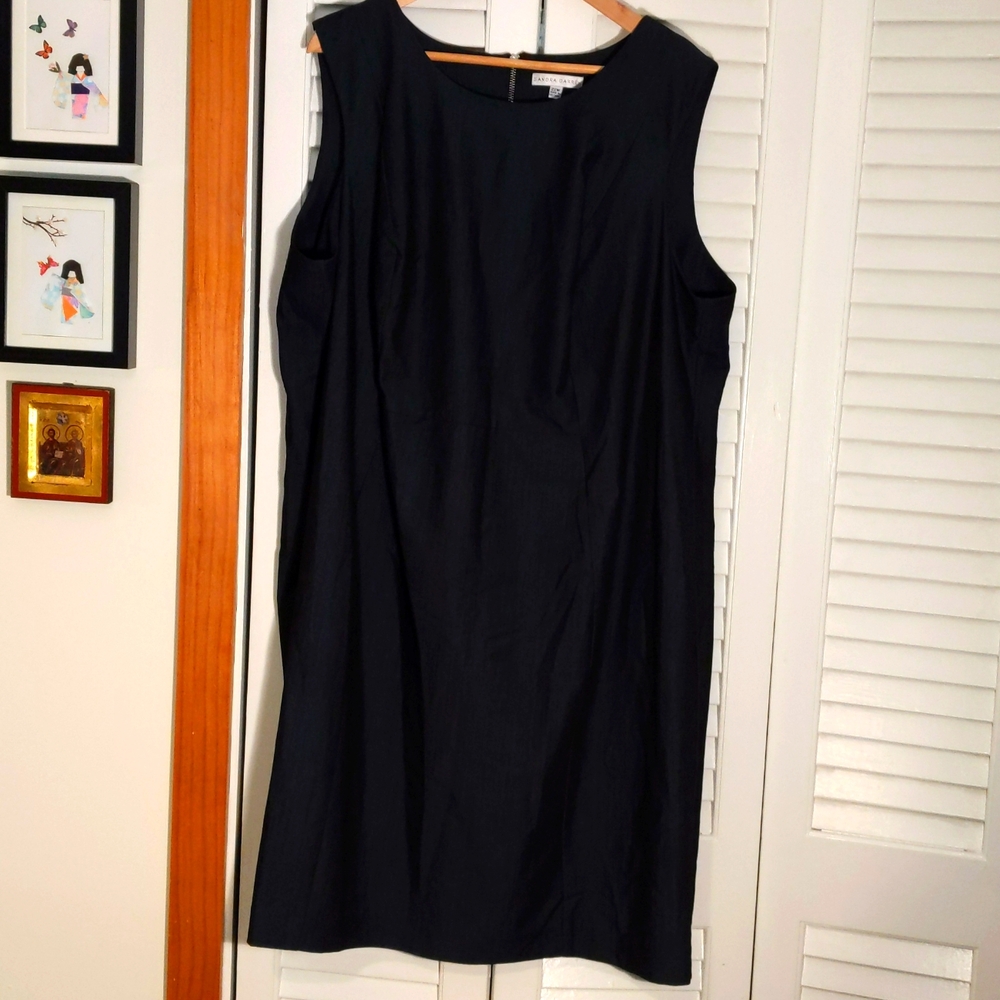 Sandra Darren, Size 22W Grey Dress